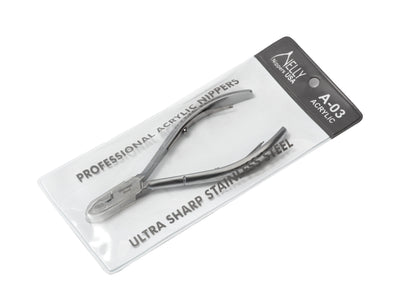 NELLY A-03: Acrylic Nippers - Stainless Steel - Buy 10 get 2 FREE