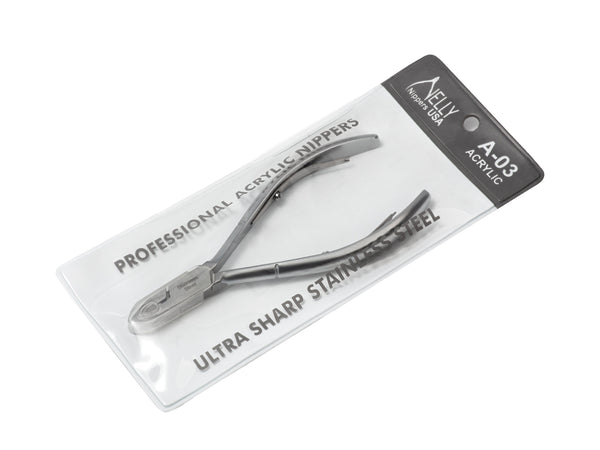 🎁 NELLY A-03: Acrylic Nippers - Stainless Steel (100% off)