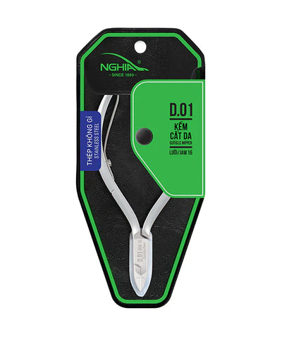 🎁 NGHIA D-01: Cuticle Nippers – Stainless Steel (100% off)