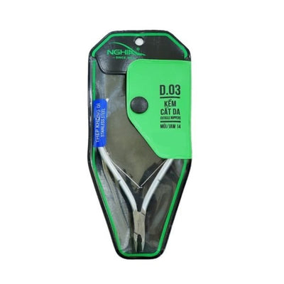 🎁 NGHIA D-03: Cuticle Nippers – Stainless Steel - Buy 10 Get 1, 100 Get 15 FREE (100% off)