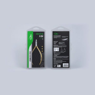 🎁 NGHIA D-05V: Cuticle Nippers - Gold Plated – Stainless Steel - Buy 10 Get 1, 100 Get 15 FREE (100% off)