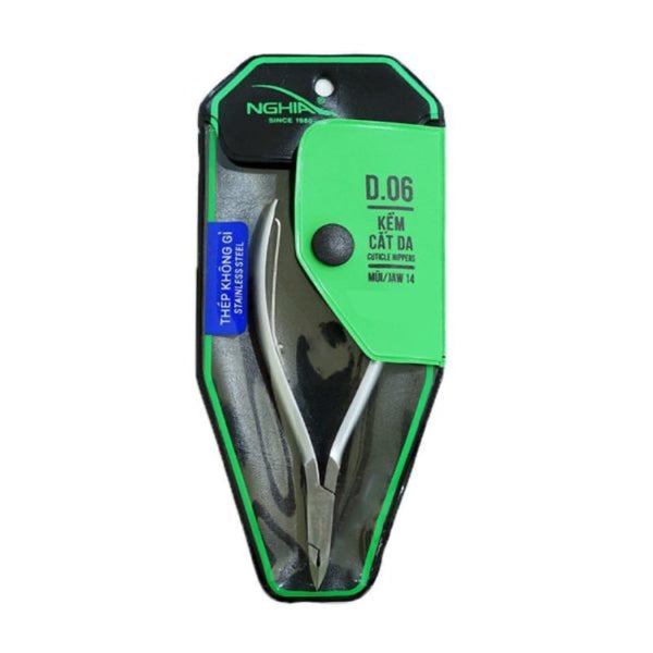 🎁 NGHIA D-06: Cuticle Nippers – Stainless Steel - Buy 20 Get 1, 100 Get 10 FREE (100% off)
