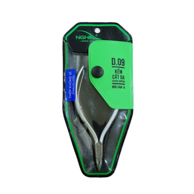 🎁 NGHIA D-09: Cuticle Nippers – Stainless Steel - Buy 10 Get 1, 100 Get 15 FREE (100% off)