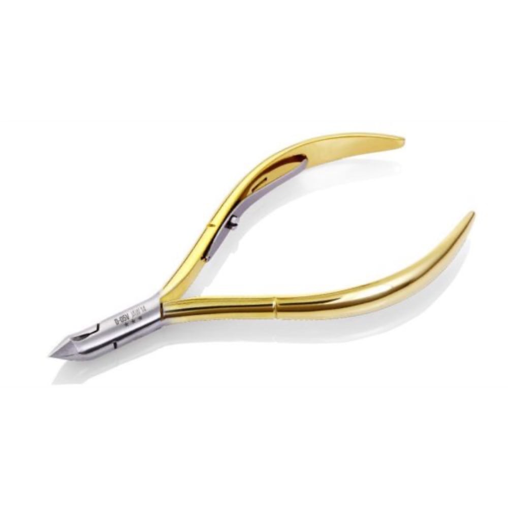 NGHIA D-05V: Cuticle Nippers - Gold Plated – Stainless Steel - Buy 10 get 1